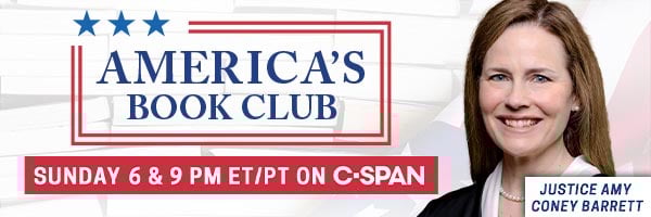 Americas Book Club - Justice Amy Coney Barrett guest 600x200