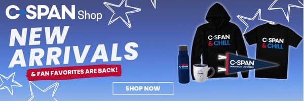 C-SPAN Shop New Arrivals - run through May 17