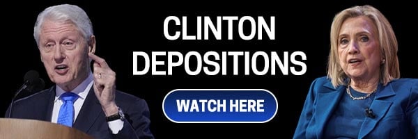 Clinton Depositions newsletter banner
