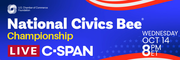 2026 National Civics Bee WED newsletter banner