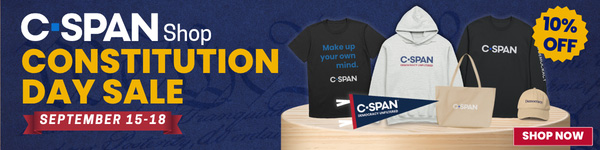 C-SPAN Shop Constitution Day run 9-15 to 9-18