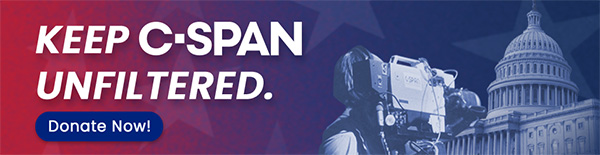 Keep C-SPAN Unfiltered donation banner 600x155