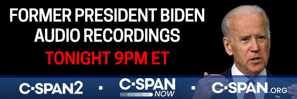 President Biden Audio Recordings - Tonight banner